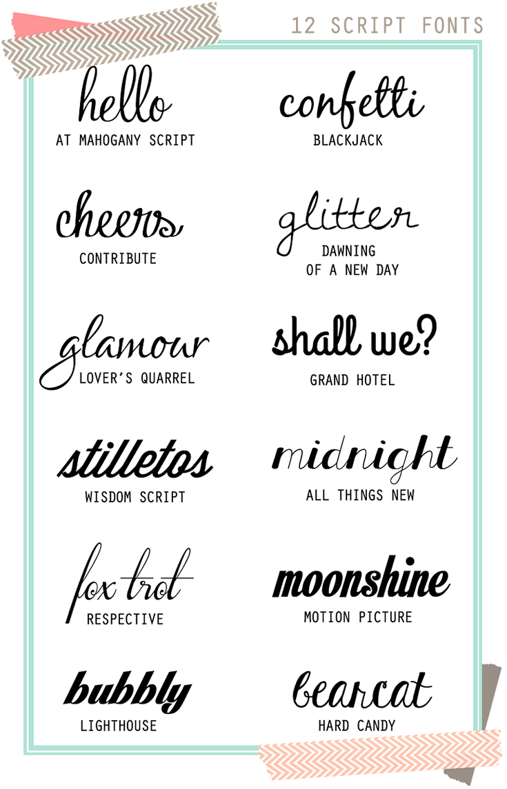 free lettering fonts